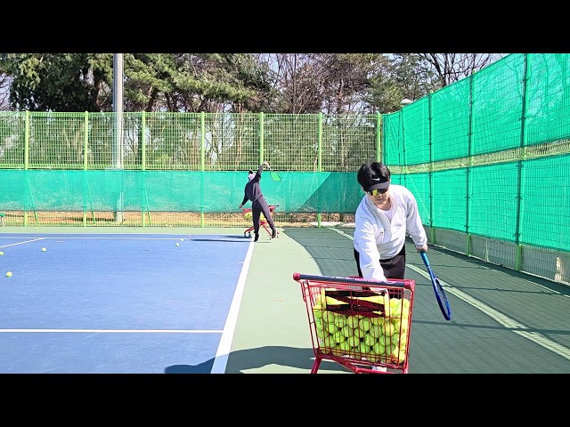 250319 레슨 5개월차 테린이 서브연습