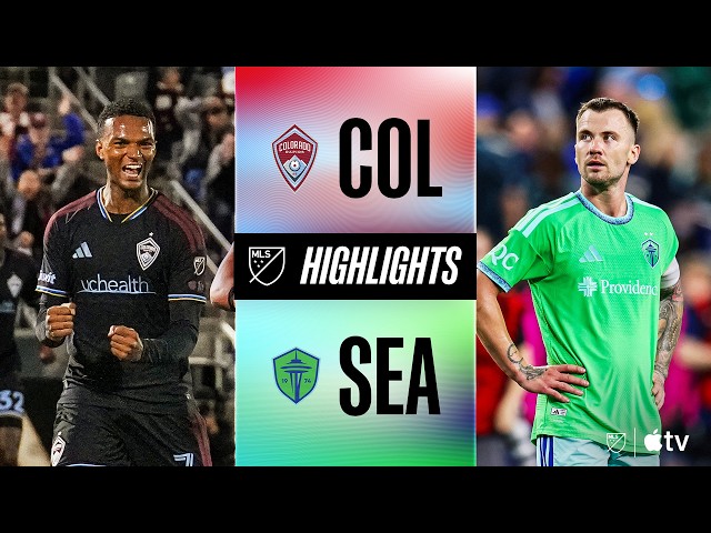 Colorado Rapids vs. Seattle Sounders FC | Full Match Highlights | Whittaker BRACE & 6-GOAL THRILLER!
