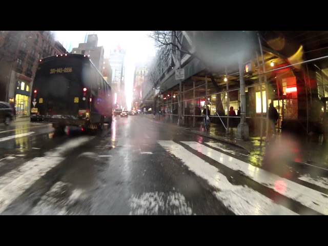 Tuesday morning #commute - Rainy and cold - front camera, part 2/3