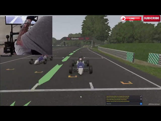 was a close call almost got done on the last straight #simracing #online #gaming