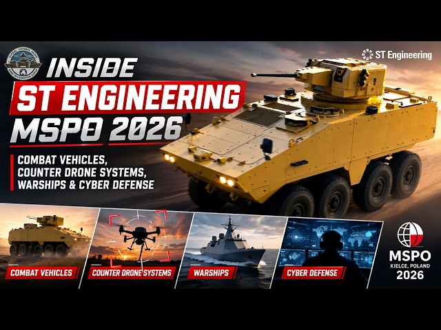 Inside ST Engineering MSPO 2026 | Combat Vehicles, Counter Drone Systems, Warships & Cyber Defense