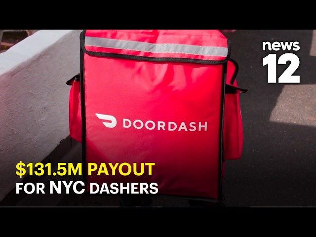 264,000 delivery workers to receive back pay in landmark NYC DoorDash settlement