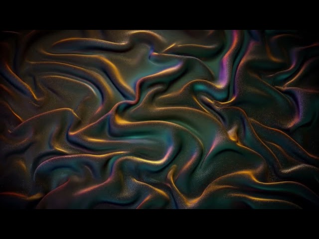 Iridescent Silk Fabric Flow Seamless Loop 4K No Copyright