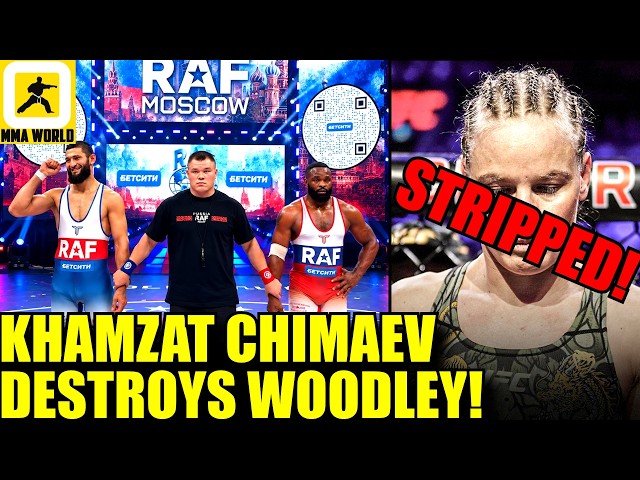 Khamzat Chimaev vs Tyron Woodley RAF Result  + Salahdine vs Dan Hooker Results + Shevchenko stripped