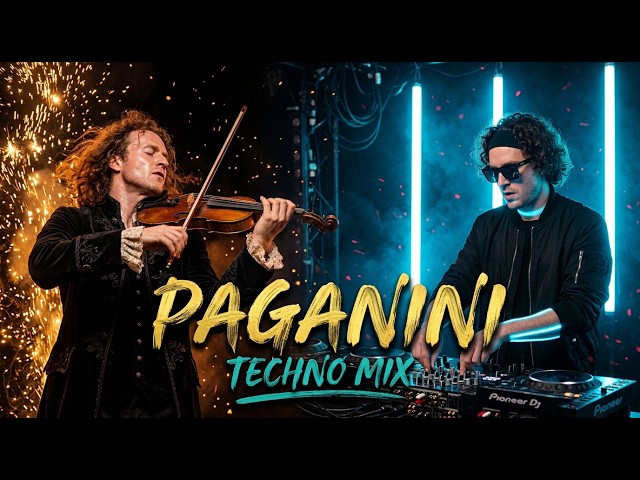 Paganini Liszt Melodic Techno Mix | Inspired by La Campanella | Unleash True Genius Daily