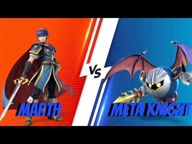 Smash 4 Amiibo Battles: Marth vs Meta Knight