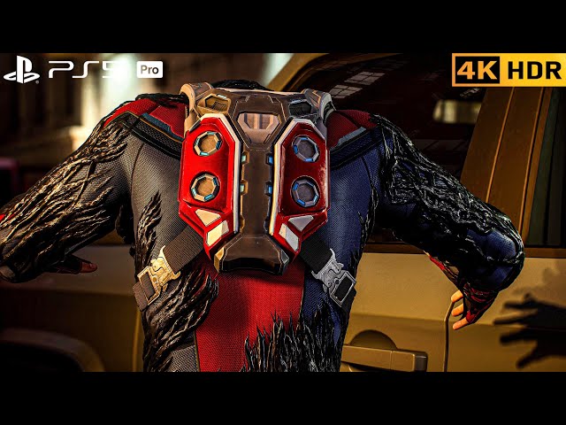 (PS5 PRO) Captain America (Falcon) Becomes Venom! Hunters Never Saw This Coming | 4K HDR