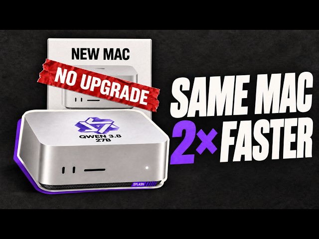 Qwen 3.8 27B Just Got 2× Faster on Mac — Same Hardware