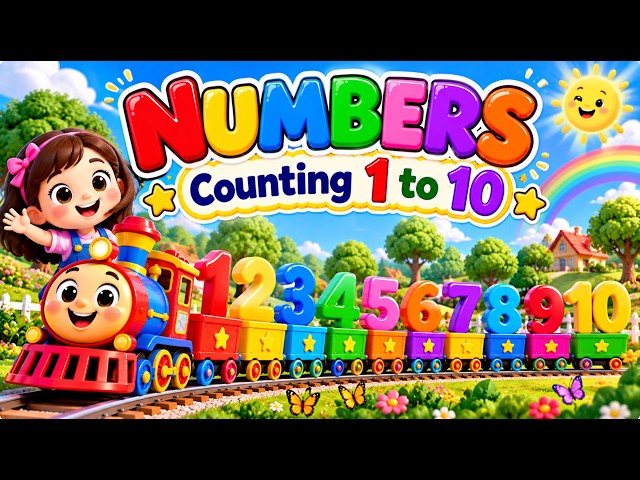 Counting Numbers 1 to 10 for Kids | Learn to Count | Numbers for Toddlers & Preschoolers