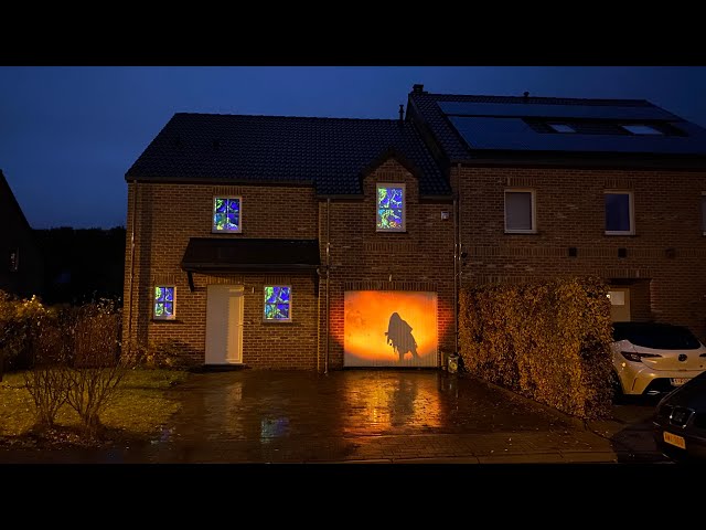 Halloween 2021 Video Mapping (Braine-L'Alleud Belgium)
