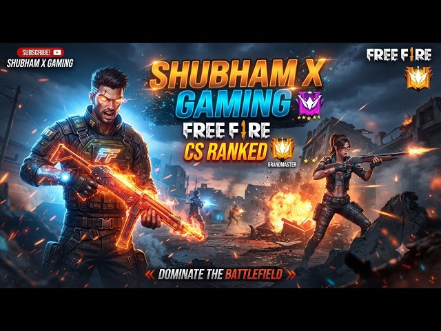 Live stream Shubham x gaming br rank win 😘