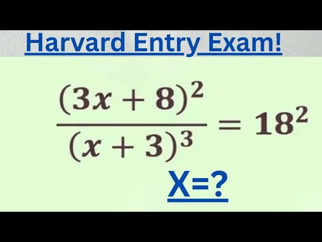 A Nice Olympiad Algebra Problem | Can you solve this? | Math Olympiad Mathematics .