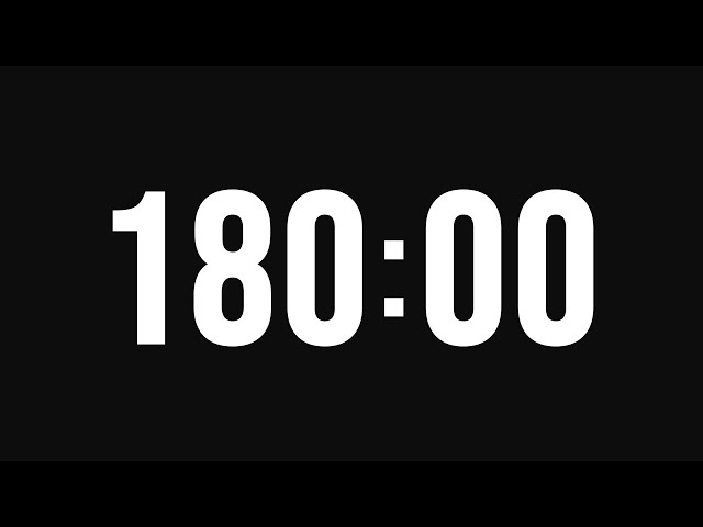 180 Minute Timer