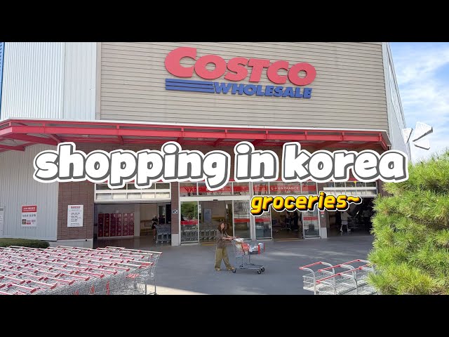 shopping in korea vlog 🇰🇷 grocery food haul with prices! 🥘 what’s new at Costco?!
