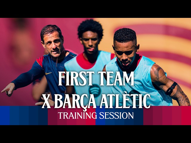 One Session, Two Barça Teams | FC Barcelona Training Session 🔵🔴