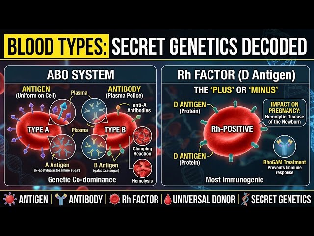 Understanding Human Blood Types | Antigens, Antibodies, and the Rh Factor |