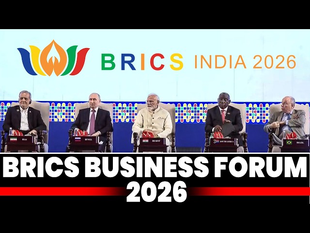 LIVE: PM Modi, Putin & Global Leaders Unite At BRICS Business Forum I Speech