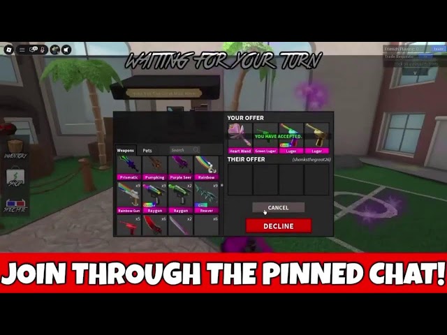 🔴MM2 GIVEAWAY LIVE!🔴 Get Your Free GODLYS! 🎁 #mm2  #roblox  #mm2giveaway  #murdermystery2