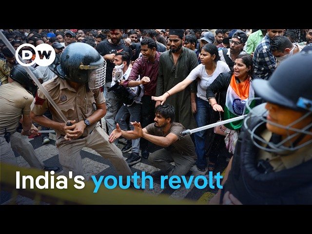 'Cockroach Movement' protests pile pressure on India's government | DW News
