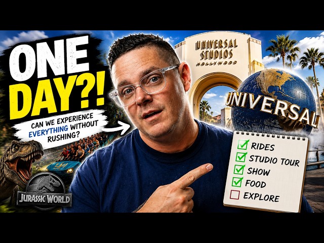 Is Universal Studios Hollywood REALLY a ONE-DAY PARK?