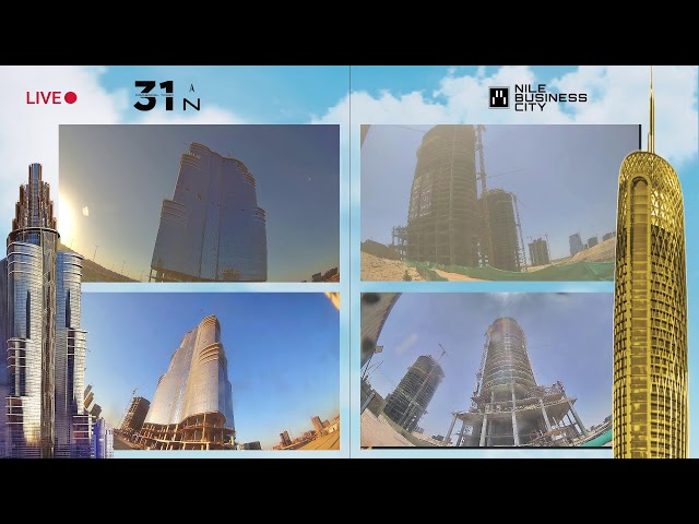 لايف من موقع مشروع North 31 و Nile business city