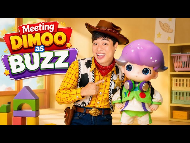 WHEN WOODY MEETS BUZZ! A DIMOO x PIXAR COLLABORATION 1/8 ACTION FIGURE