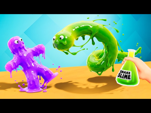 I Made a GIANT Snake Out of Slime in VR!
