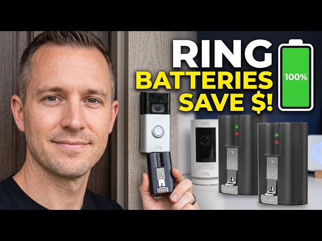 Ring Doorbell Camera Replacement Battery 6040mAh | Link in Description 👇