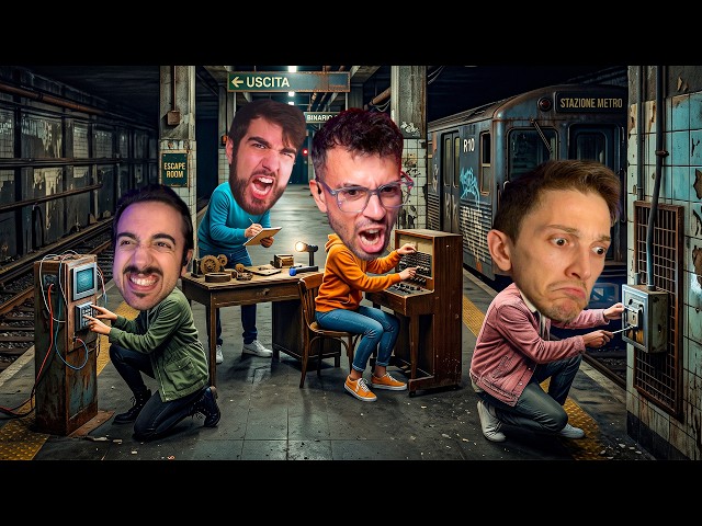 HO RINCHIUSO I MIEI AMICI IN UN'ESCAPE ROOM | Escape Simulator 2 con Dread, Gabbo, JTaz, Delux #1