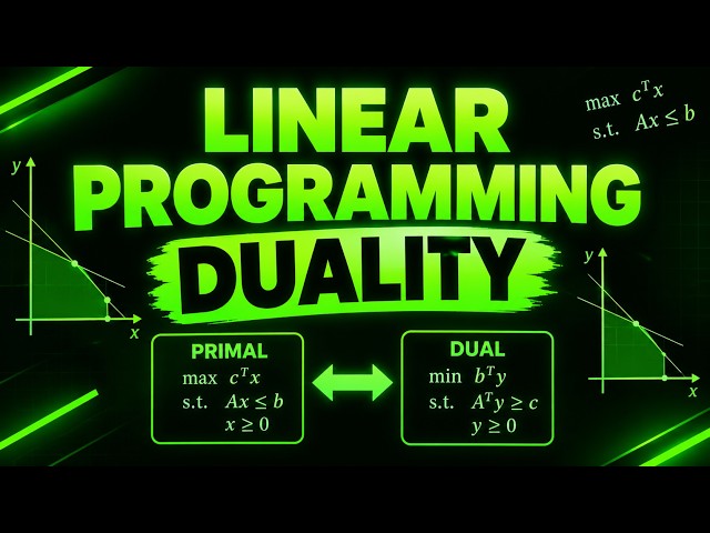 Linear Programming Duality | Everything You Need to Know
