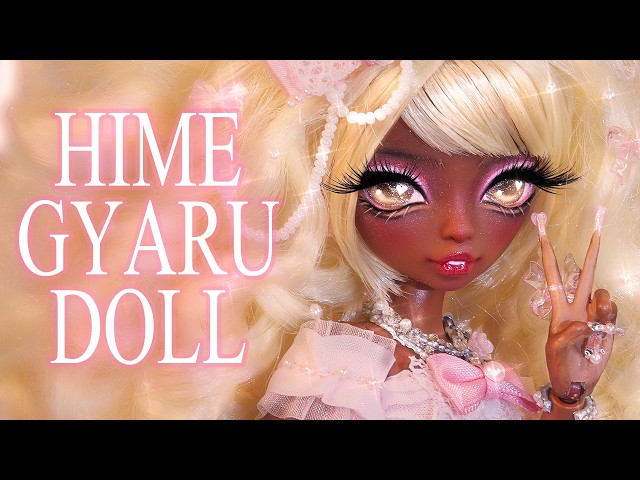I made a custom HIME GYARU DOLL 💕🎀 [ MIRROR MI GYARU COLLAB ]