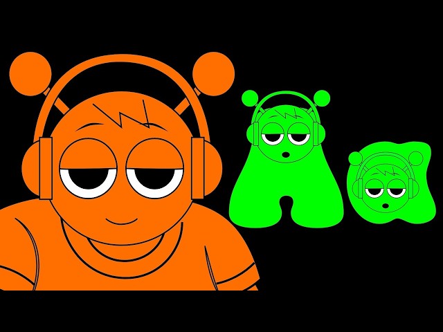Sprunki ABC Song: Colorful Letter Journey | A to Z Alphabet Learning for Kids | FreeForLearn