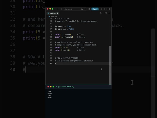 True or False? Python booleans explained