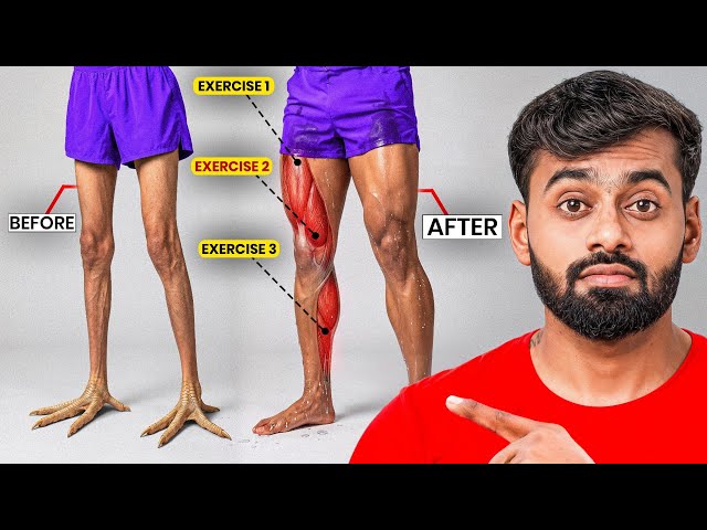 Get Bigger LEGS at Home | Leg workout at home for beginners 