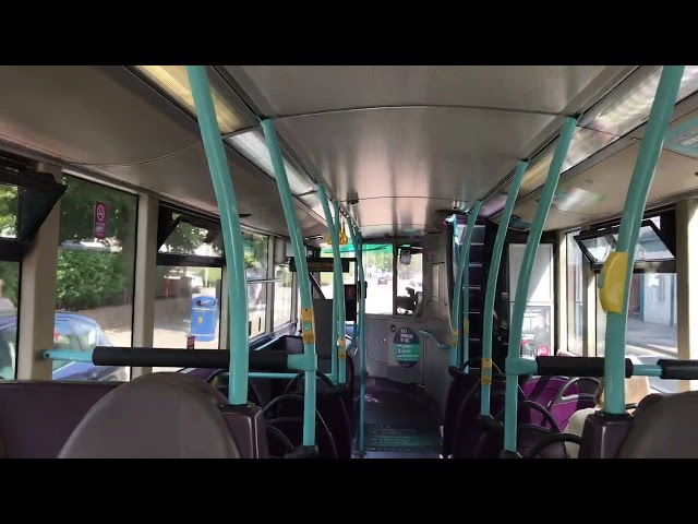 Firsts Solent 37348 Volvo B9TL Wright eclipse Gemini on route X4 to Southampton