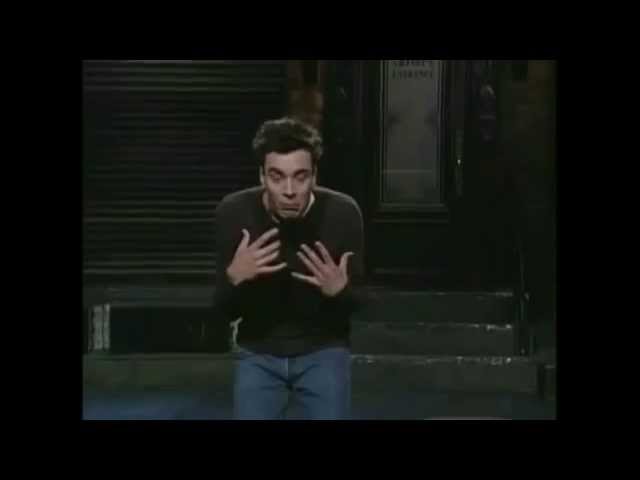 Jimmy Fallon doing impressions in audition for Saturday Night Live (SNL)