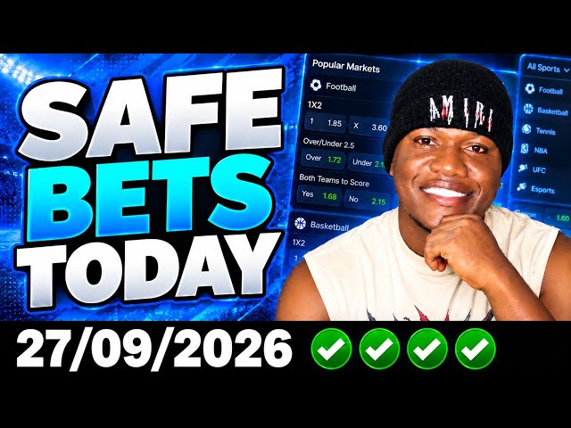 FOOTBALL PREDICTIONS TODAY 27/09/2026 SOCCER PREDICTIONS TODAY | BETTING TIPS, #footballpredictions