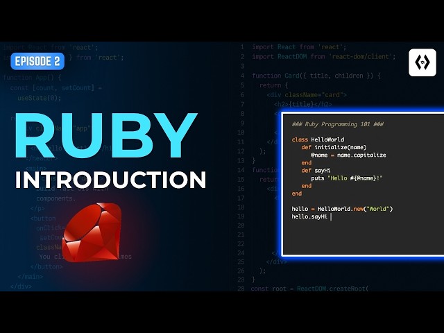 Ruby Programming #1 – Introduction & Your First Hello World Program