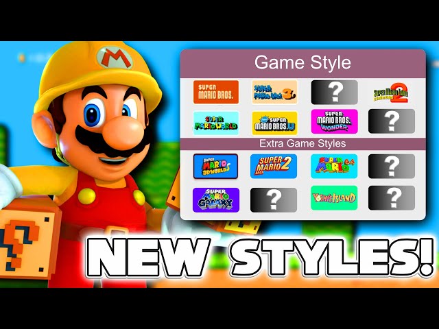 New Game Styles in Super Mario Maker?!