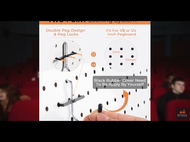 Review - INCLY 278PCS Pegboard Accessories Organizer Kit, Peg Board Hooks Assortment with