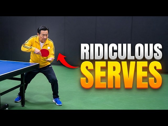 World's Most Ridiculous Ping Pong Serves and the 3 Seniors Can Use in a Match