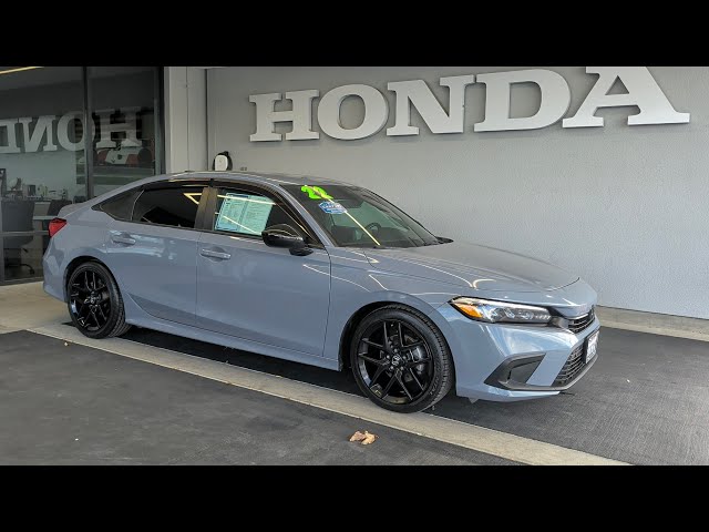 2022 Honda Civic Sport Sonic Gray Pearl | Used Civic for Sale | Tracy Honda | Stock # 237066TN