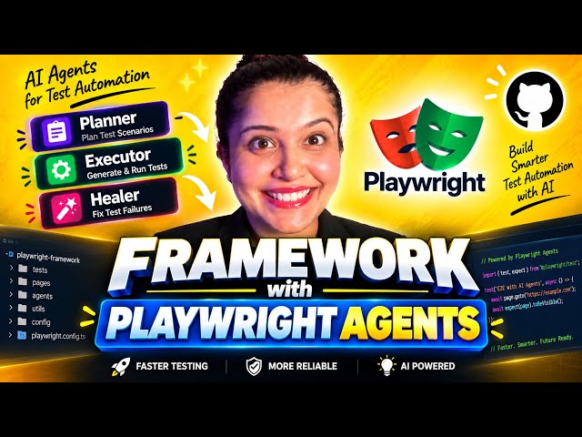 Playwright Automation Framework with Playwright Agents | Playwright with typescript #18