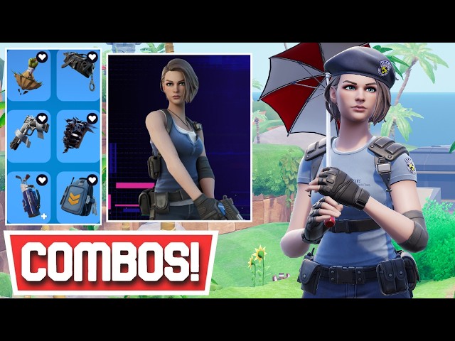 BEST JILL VALENTINE SKIN COMBOS! | Fortnite
