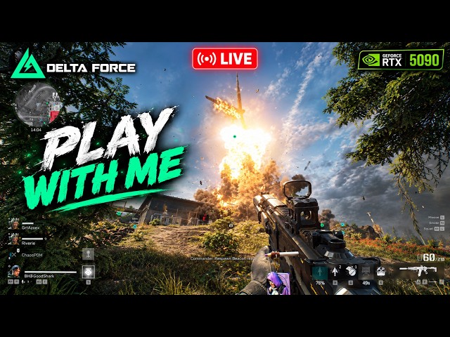 WARFARE AT MAX SETTINGS 🔥 | Delta Force Season 11 LIVE | RTX 5090