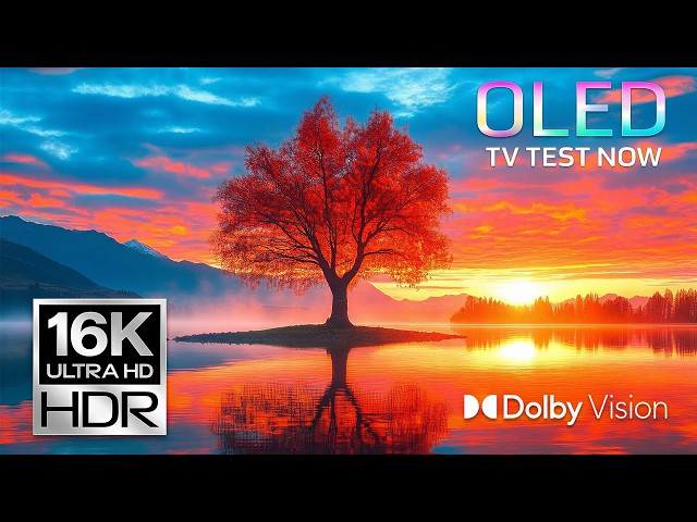 Experience 16K HDR Dolby Vision 120fps | Breathtaking Nature OLED Demo (For 8K/4K TV