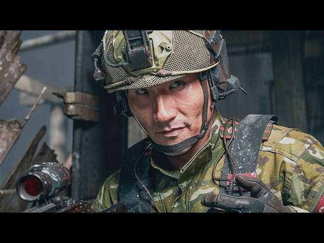 Ko Jin Hyuk betrays North Korea and joins the United States army scene Modern Warfare 4