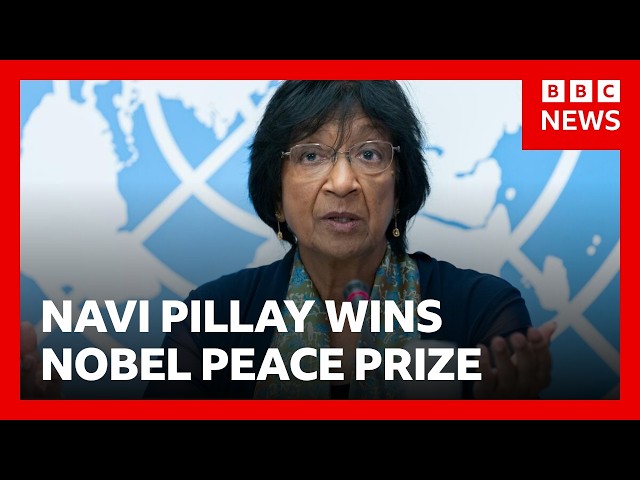 Navi Pillay wins Nobel Peace Prize 2026 | BBC News