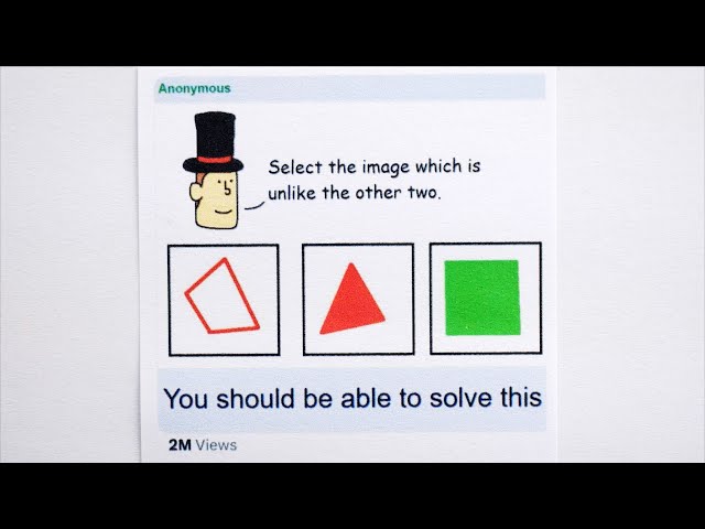 "you should be able to solve this"