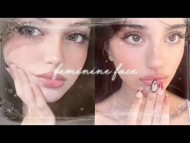 EXTREMELY FEMININE FACE ౨ৎ small face + big feminine features (overforced formula) 💉